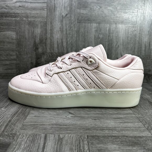 Adidas Rivalry Lux Low Men's size 11.5 Pink Leather Causal Shoes IF7183 - Picture 2 of 8